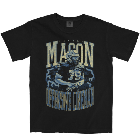TAMARI MASON VINTAGE BLACK TEE