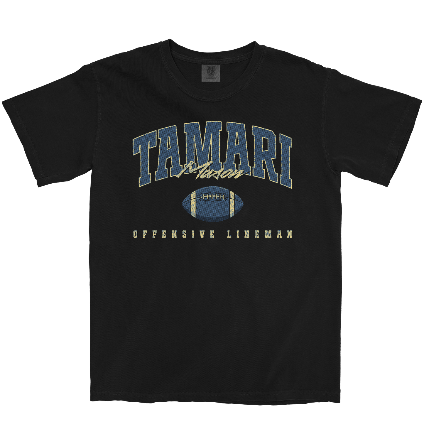 TAMARI MASON RETRO BLACK TEE