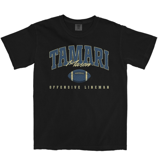 TAMARI MASON RETRO BLACK TEE