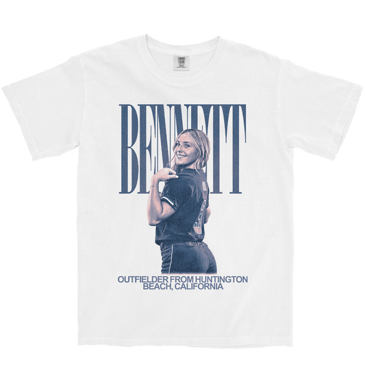 CALI BENNETT VINTAGE WHITE TEE