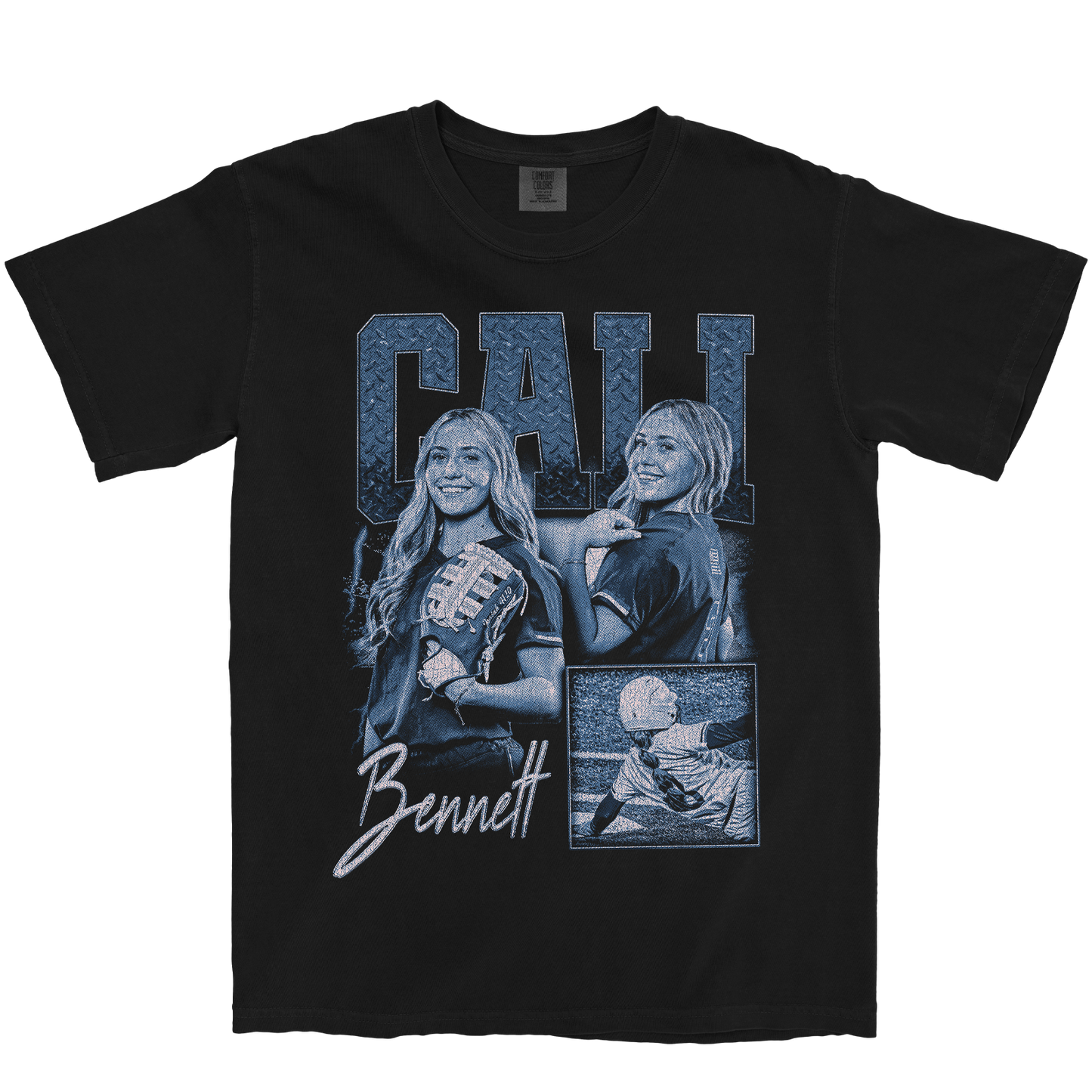 CALI BENNETT GRAPHIC BLACK TEE