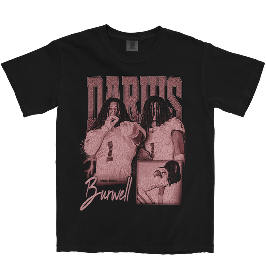 DARIUS BURWELL GRAPHIC BLACK TEE