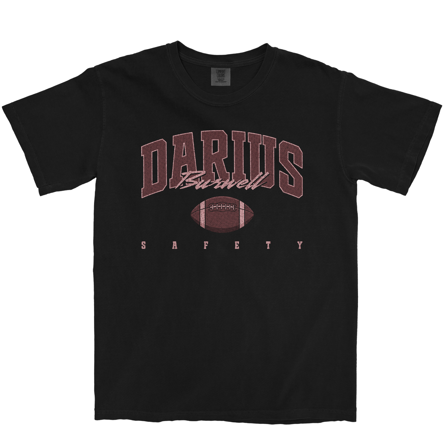 DARIUS BURWELL RETRO BLACK TEE