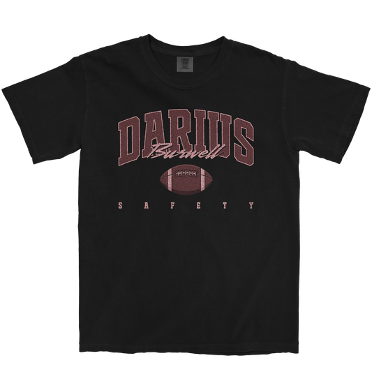 DARIUS BURWELL RETRO BLACK TEE