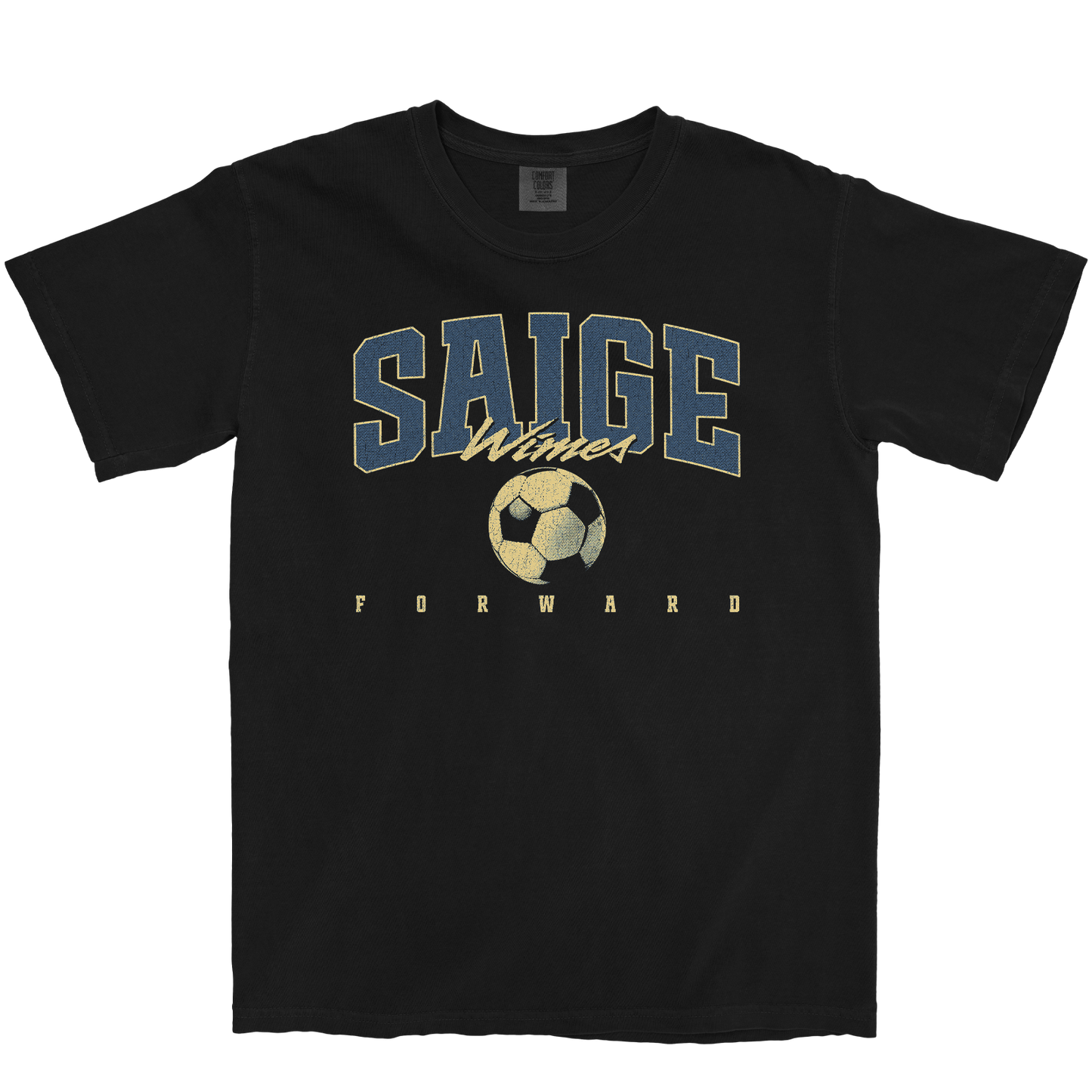 SAIGE WIMES RETRO BLACK TEE