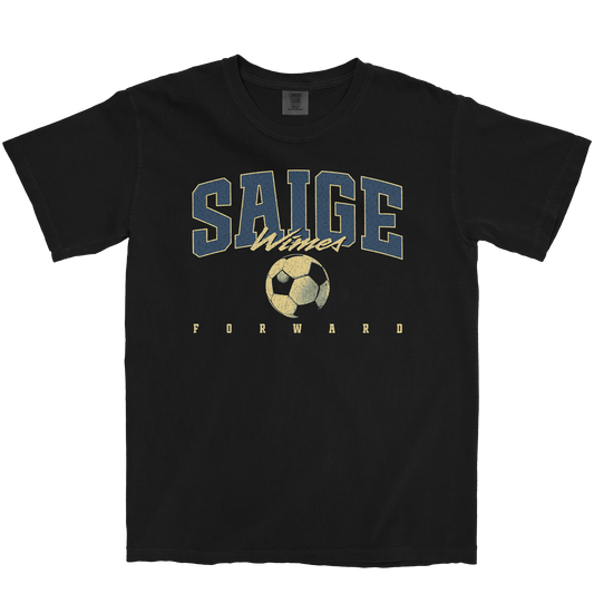 SAIGE WIMES RETRO BLACK TEE