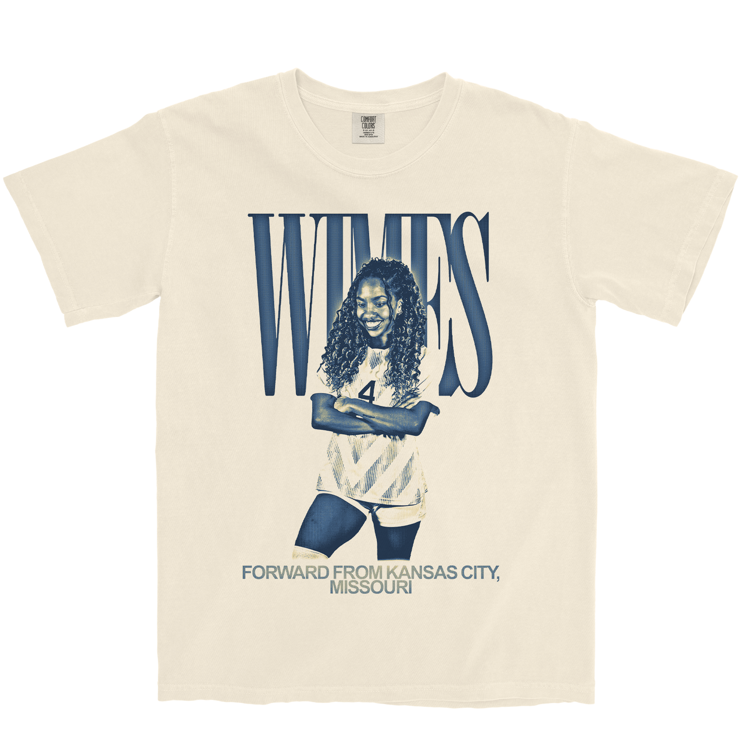 SAIGE WIMES VINTAGE IVORY TEE