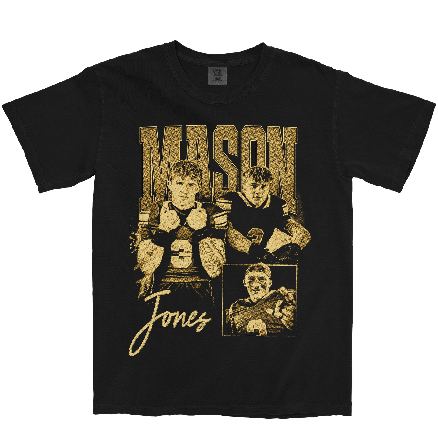 MASON JONES GRAPHIC BLACK TEE