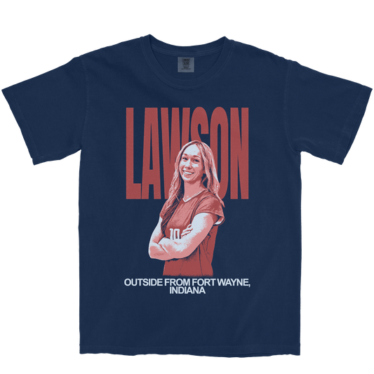 DELANEY LAWSON VINTAGE NAVY TEE