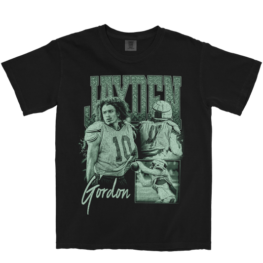 JAYDEN GORDON GRAPHIC BLACK TEE