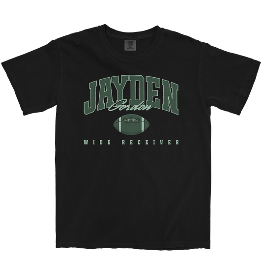 JAYDEN GORDON RETRO BLACK TEE