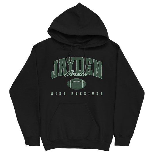JAYDEN GORDON RETRO BLACK HOODIE