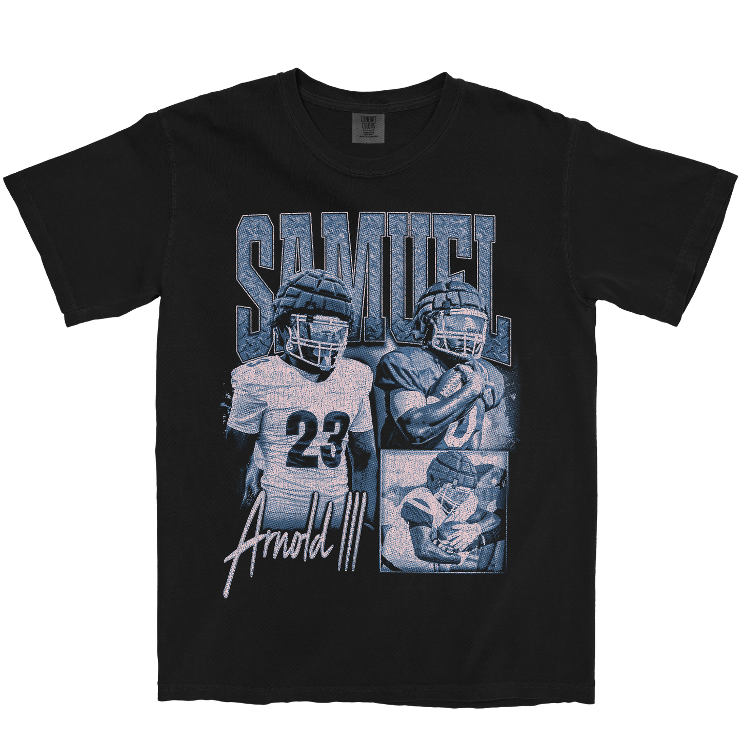 SAMUEL ARNOLD III GRAPHIC BLACK TEE