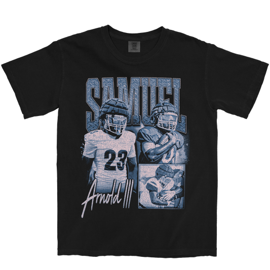 SAMUEL ARNOLD III GRAPHIC BLACK TEE