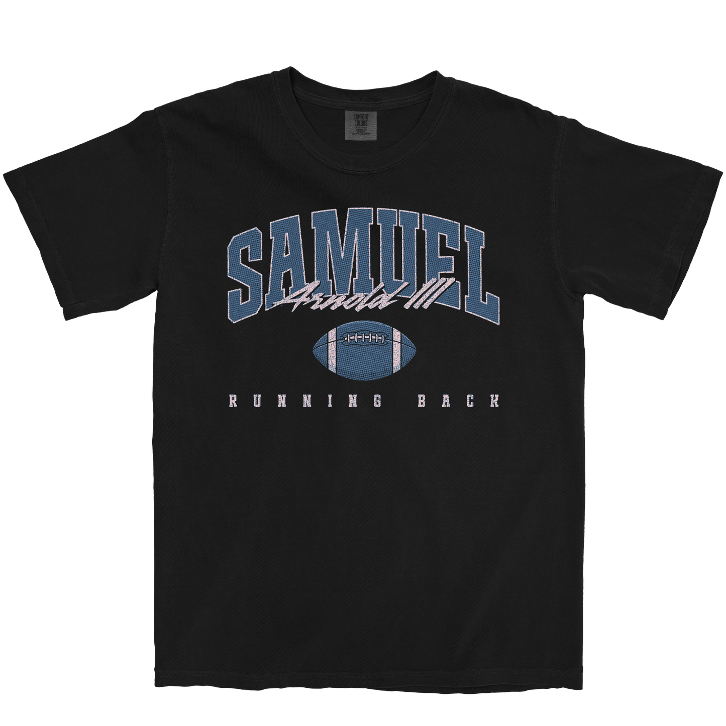 SAMUEL ARNOLD III RETRO BLACK TEE