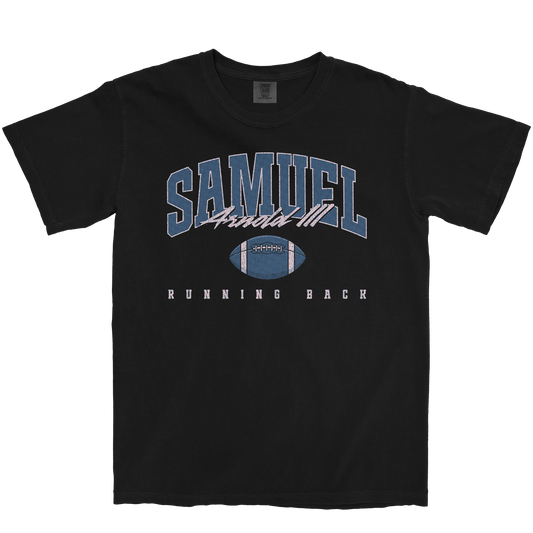 SAMUEL ARNOLD III RETRO BLACK TEE