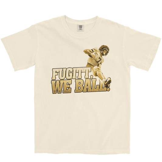 DARRIN 'FUGITT WE BALL!' IVORY TEE