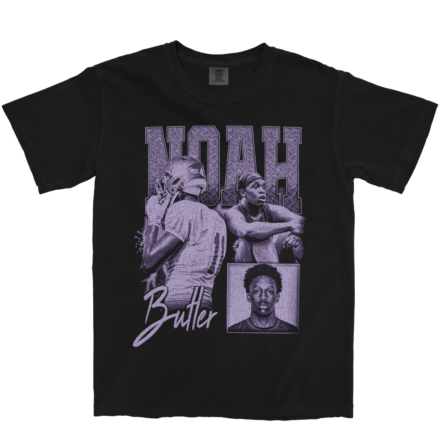 NOAH BUTLER GRAPHIC BLACK TEE