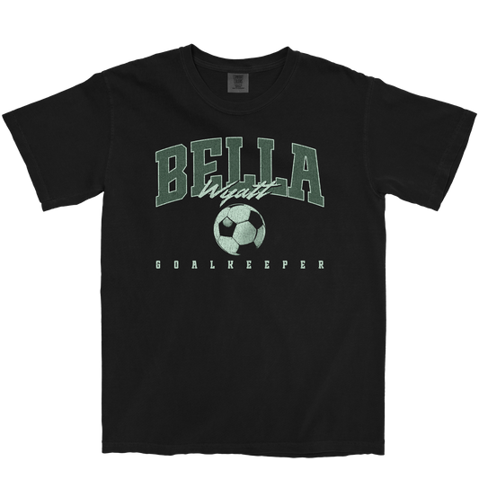 BELLA WYATT RETRO BLACK TEE
