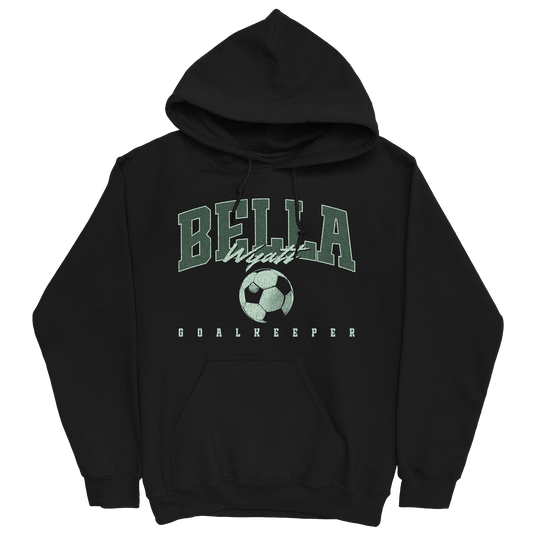 BELLA WYATT RETRO BLACK HOODIE