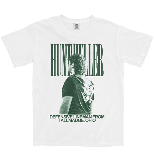 NATE HUNT-HELLER VINTAGE WHITE TEE