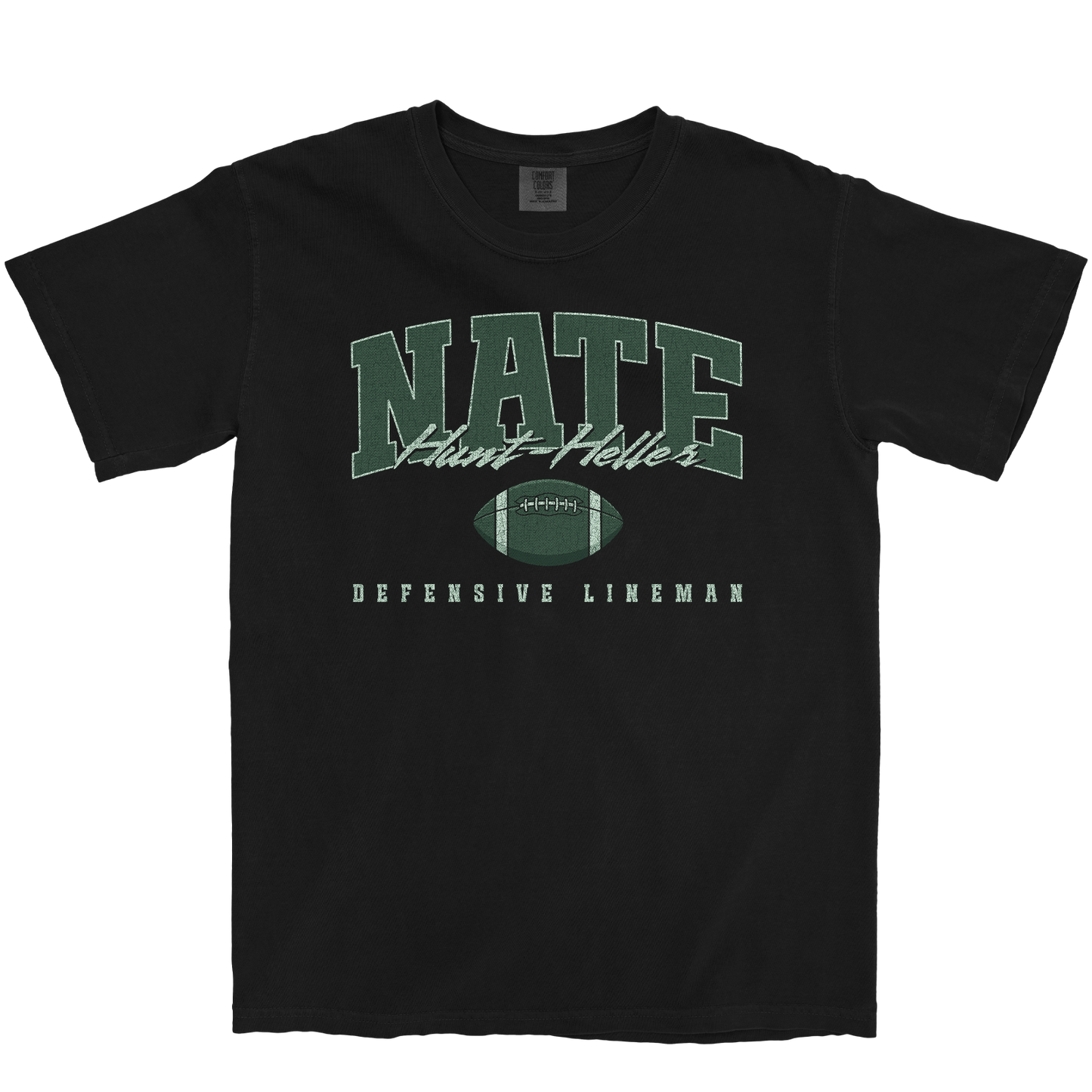 NATE HUNT-HELLER RETRO BLACK TEE
