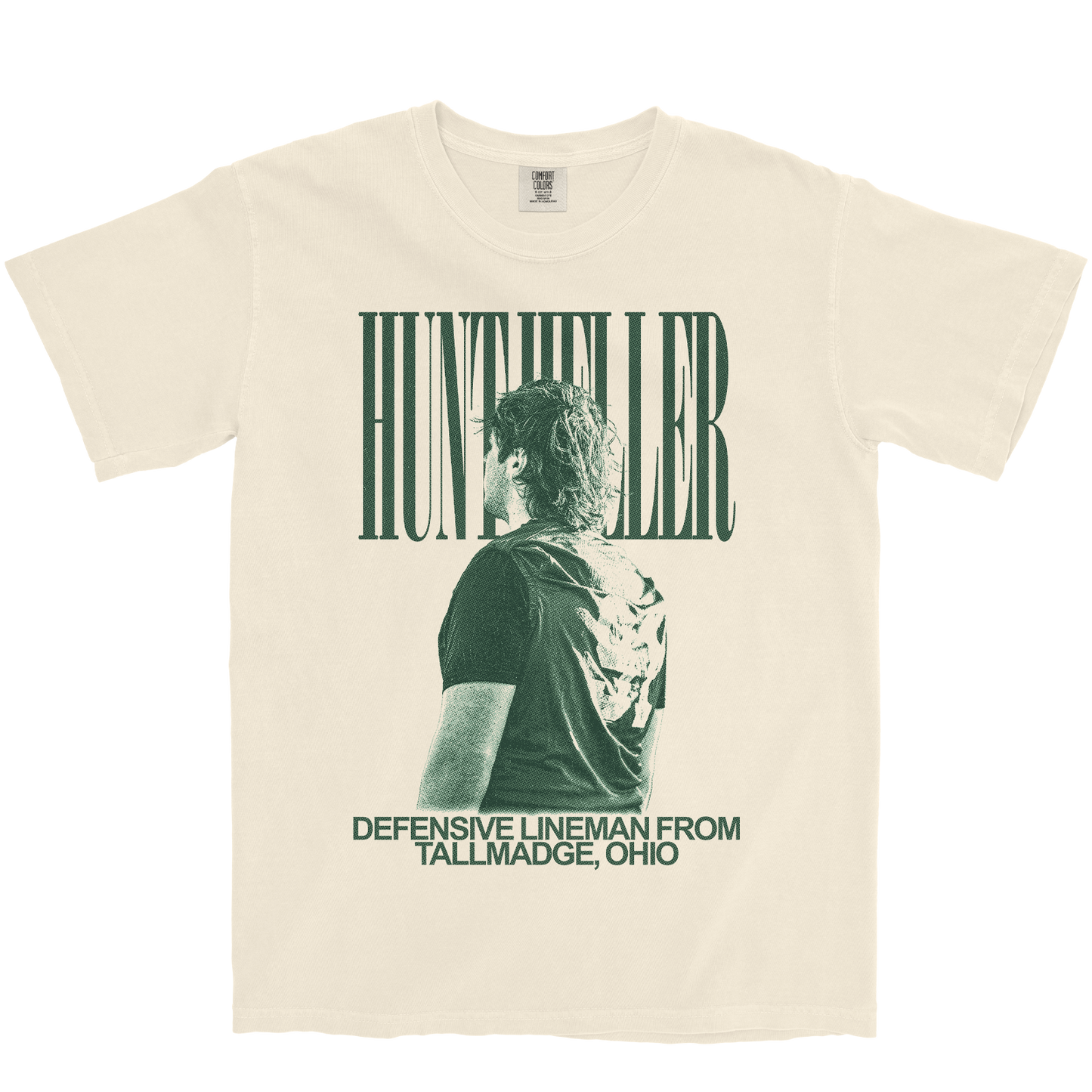 NATE HUNT-HELLER VINTAGE IVORY TEE
