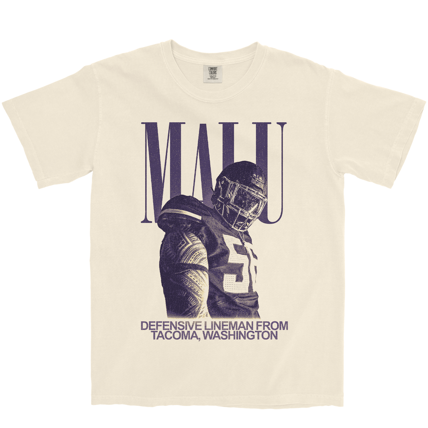 TA'A MALU VINTAGE IVORY TEE
