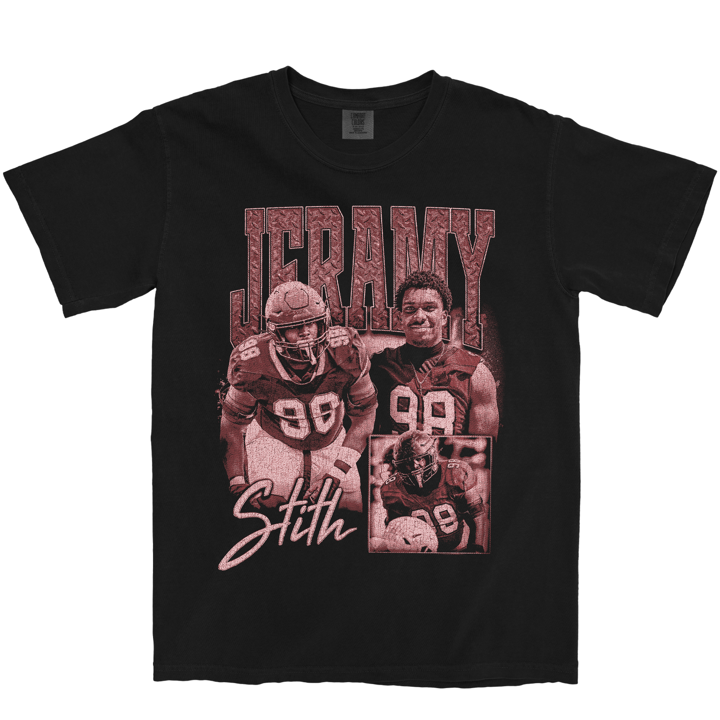 JERAMY STITH GRAPHIC BLACK TEE