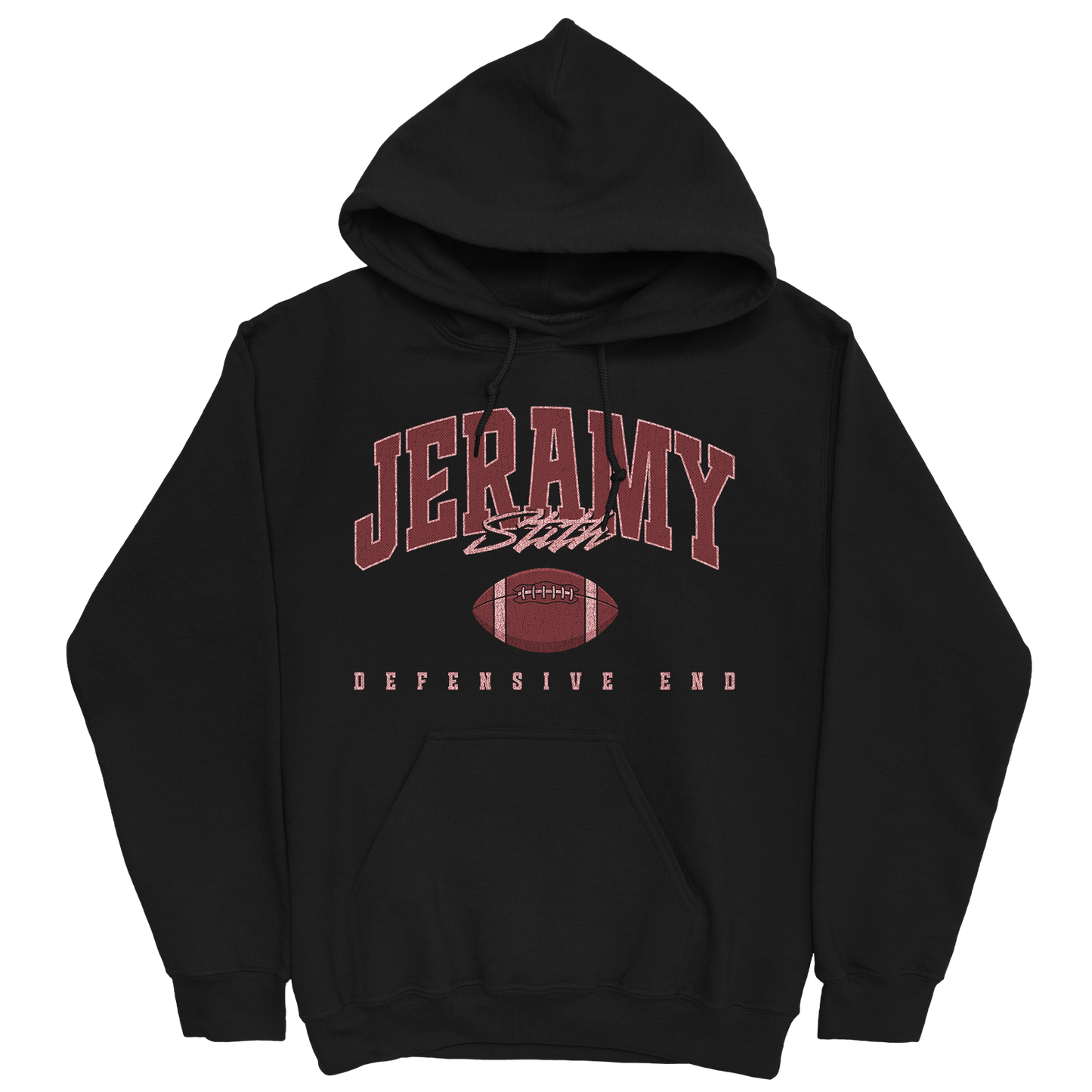 JERAMY STITH RETRO BLACK HOODIE