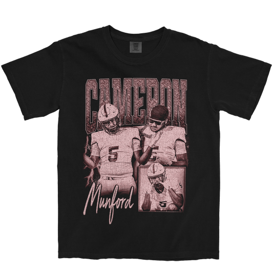 CAMERON MUNFORD GRAPHIC BLACK TEE