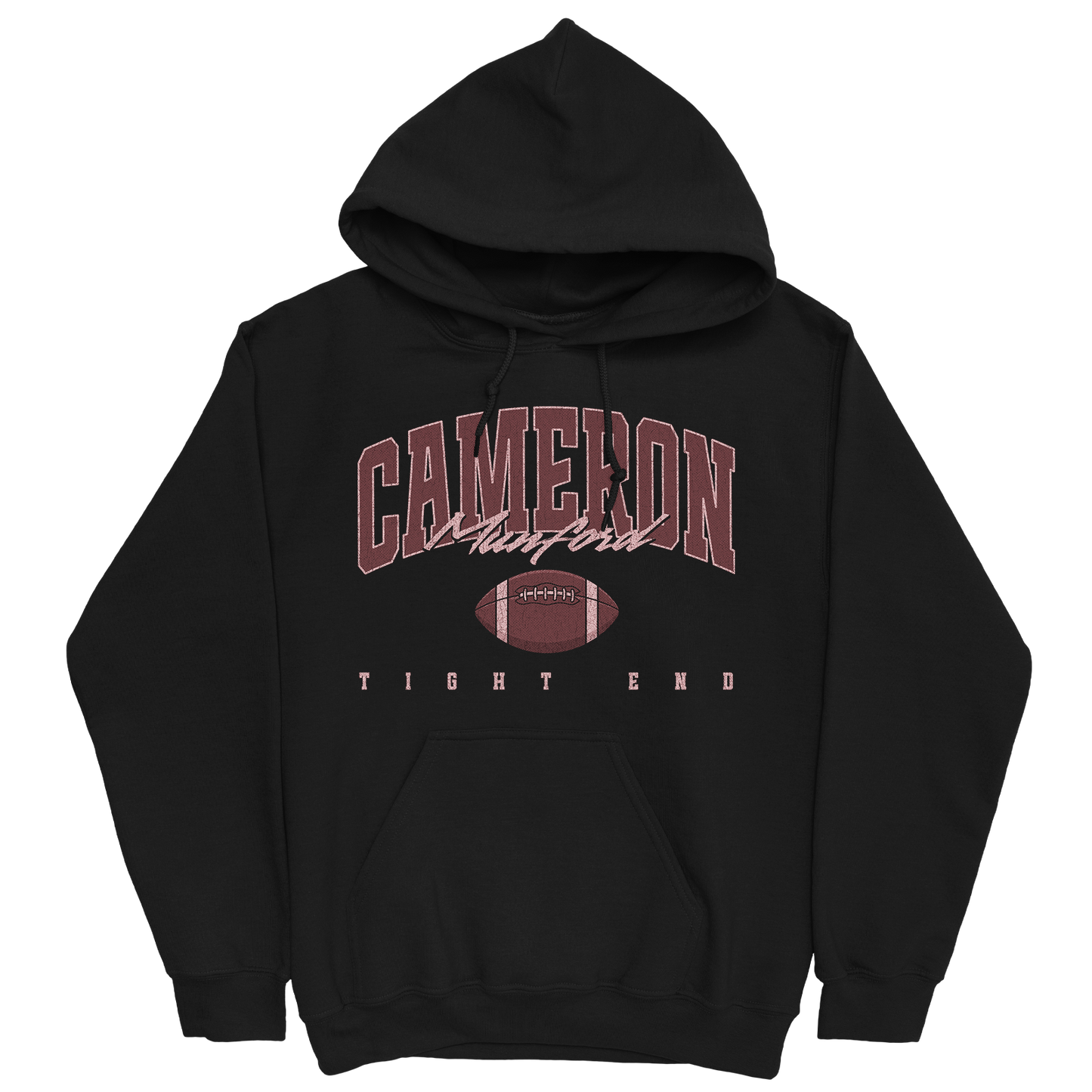 CAMERON MUNFORD RETRO BLACK HOODIE
