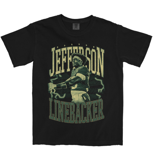 KARVON JEFFERSON VINTAGE BLACK TEE
