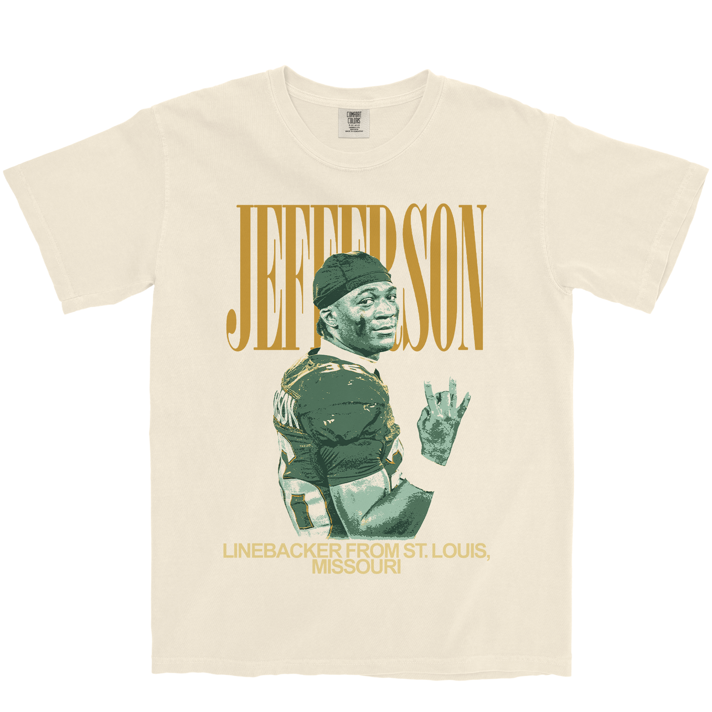 KARVON JEFFERSON VINTAGE IVORY TEE