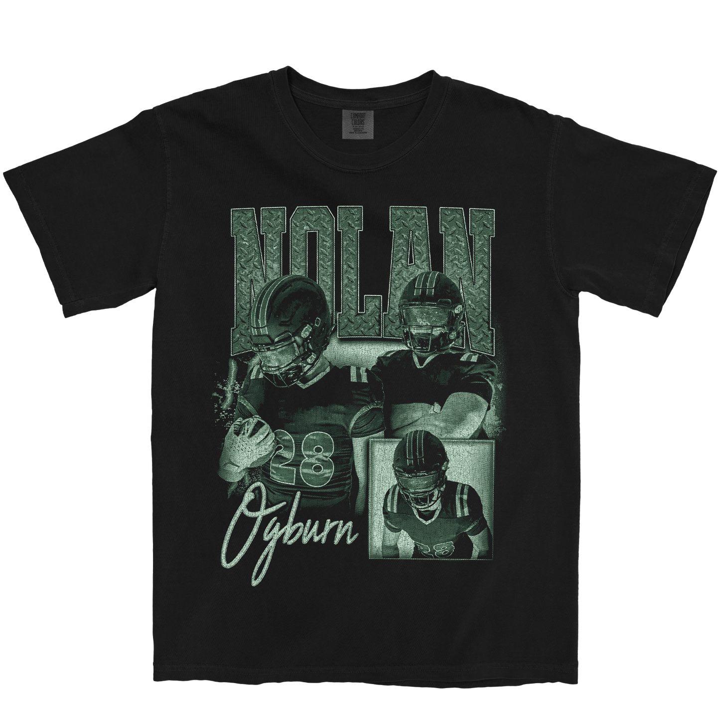 NOLAN OGBURN GRAPHIC BLACK TEE