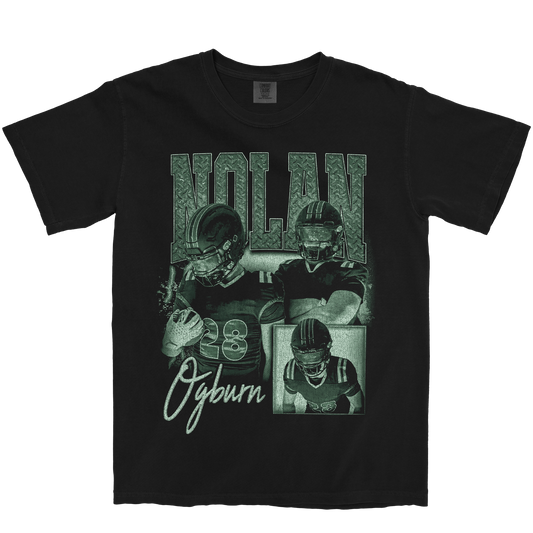 NOLAN OGBURN GRAPHIC BLACK TEE