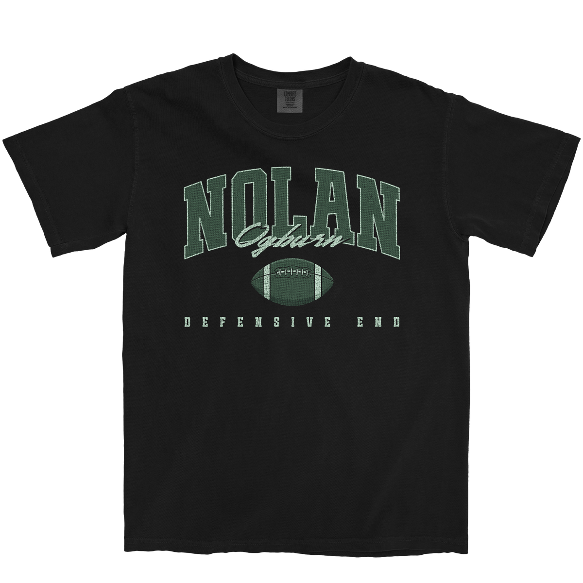 NOLAN OGBURN RETRO BLACK TEE