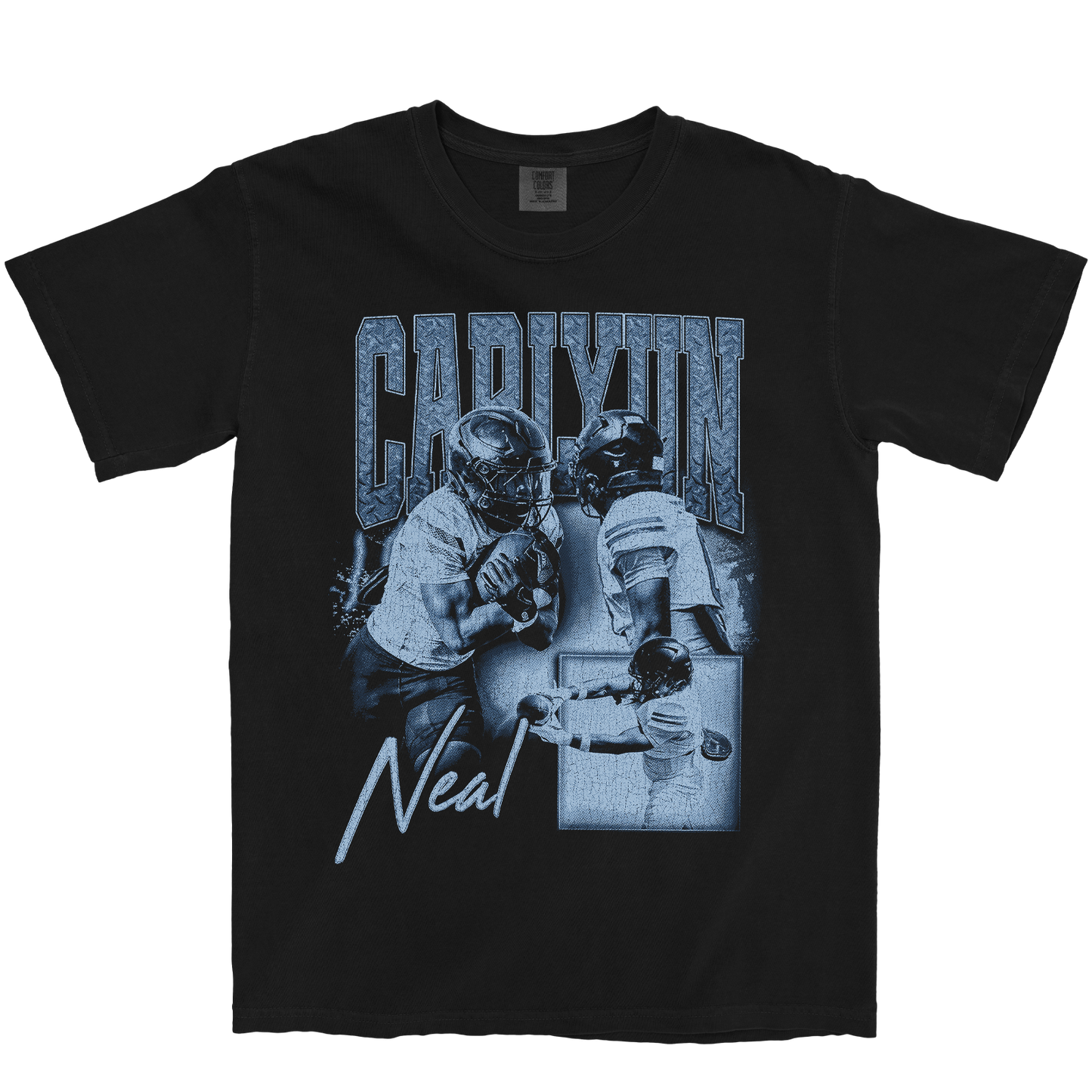 CARLYUN NEAL GRAPHIC BLACK TEE