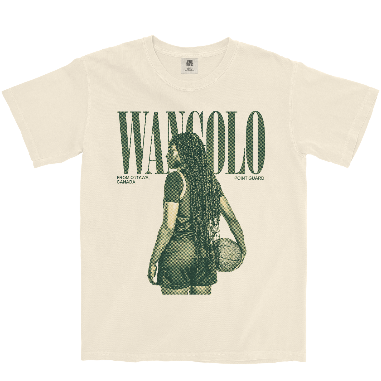 JESSICA WANGOLO VINTAGE IVORY TEE