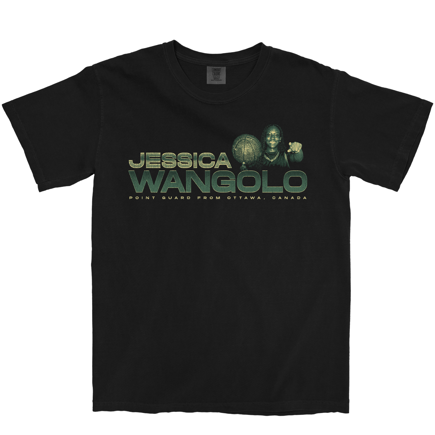 JESSICA WANGOLO RETRO BLACK TEE