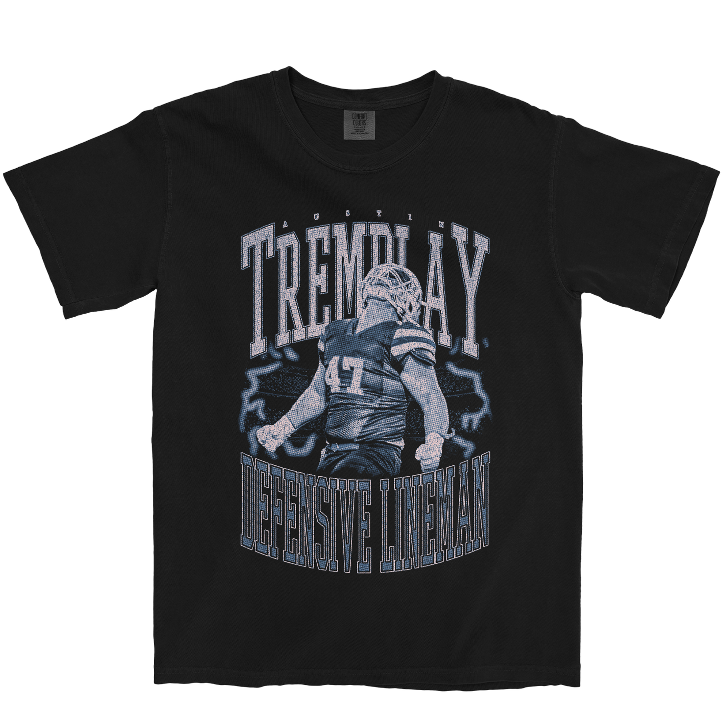 AUSTIN TREMBLAY VINTAGE BLACK TEE