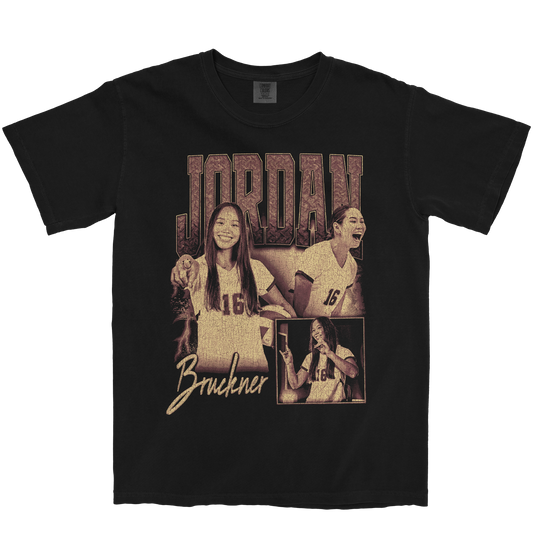 JORDAN BRUCKNER GRAPHIC BLACK TEE
