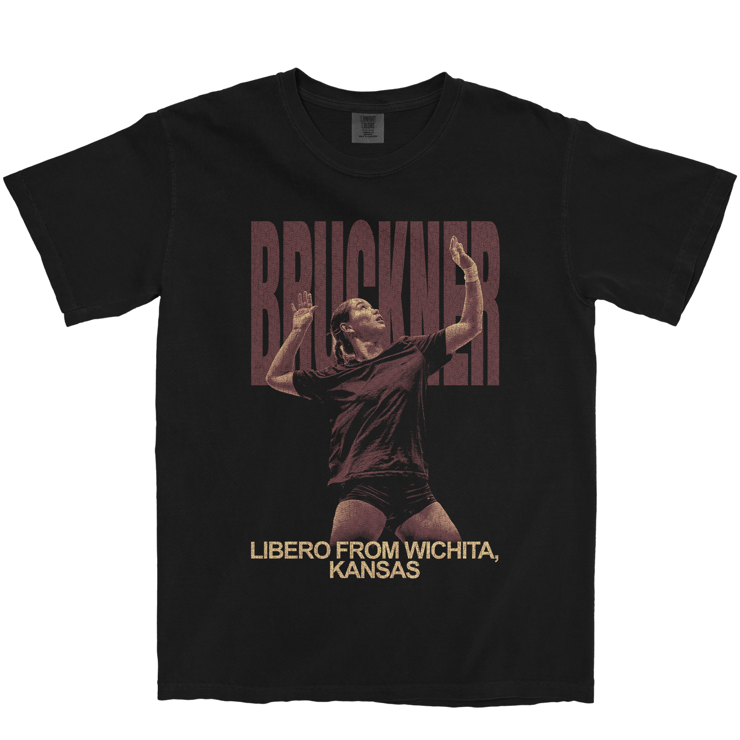 JORDAN BRUCKNER VINTAGE BLACK TEE