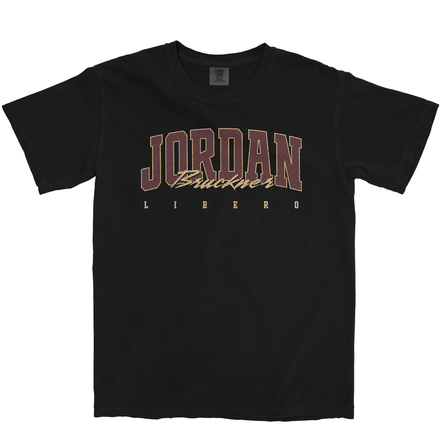 JORDAN BRUCKNER RETRO BLACK TEE