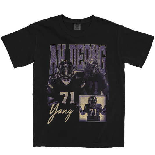 AH DEONG YANG GRAPHIC BLACK TEE