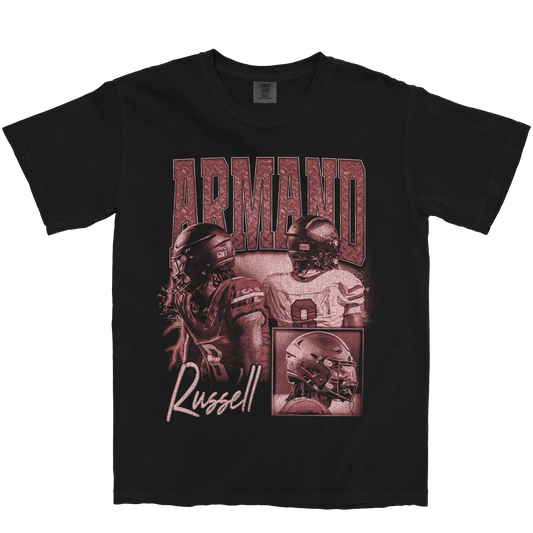 ARMAND RUSSELL GRAPHIC BLACK TEE