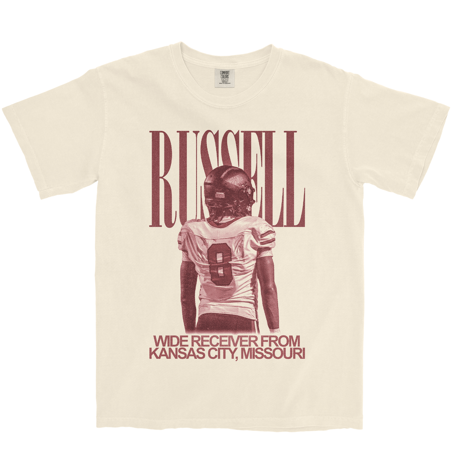 ARMAND RUSSELL VINTAGE IVORY TEE