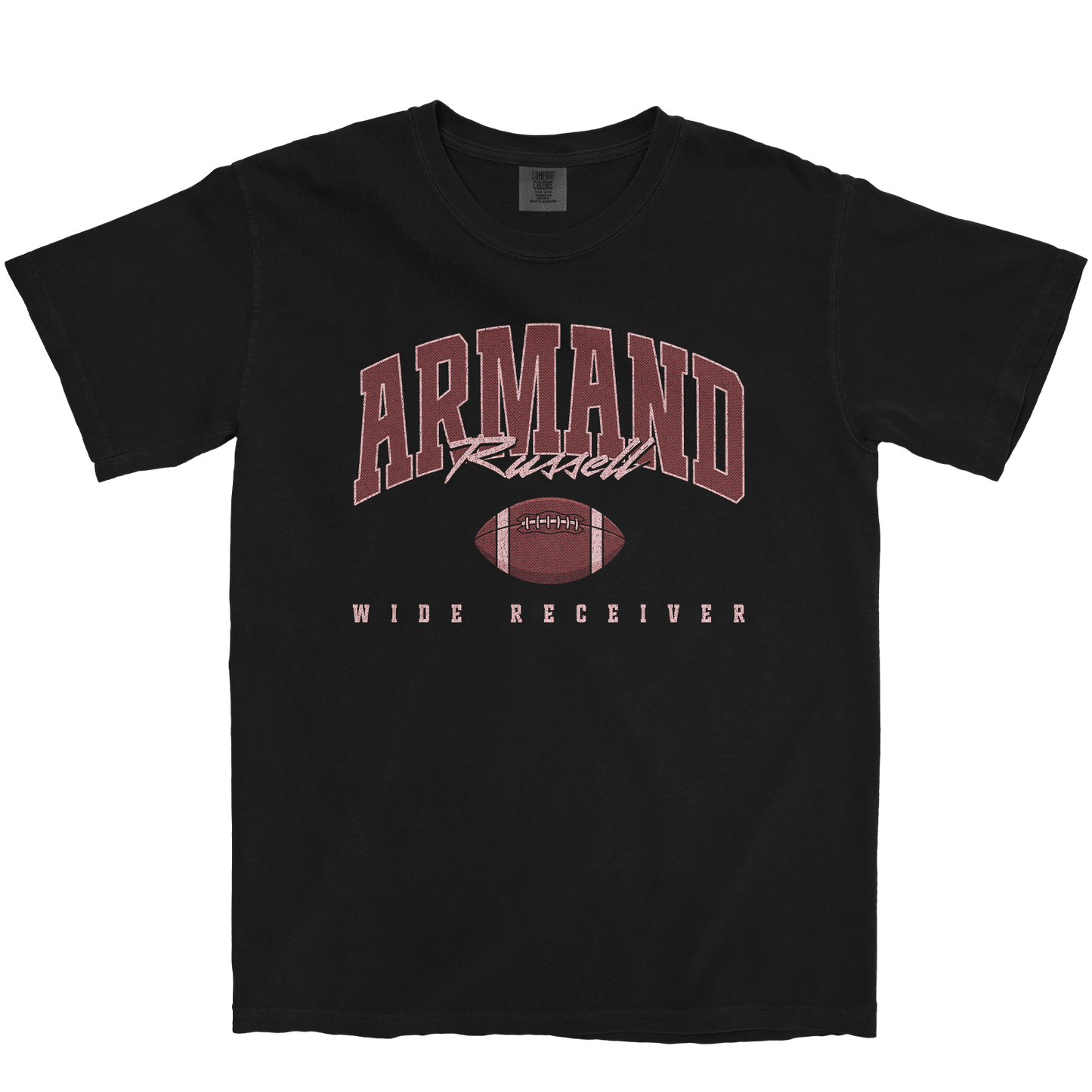 ARMAND RUSSELL RETRO BLACK TEE