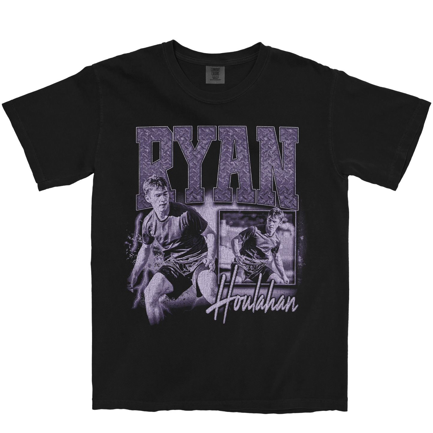 RYAN HOULAHAN GRAPHIC BLACK TEE