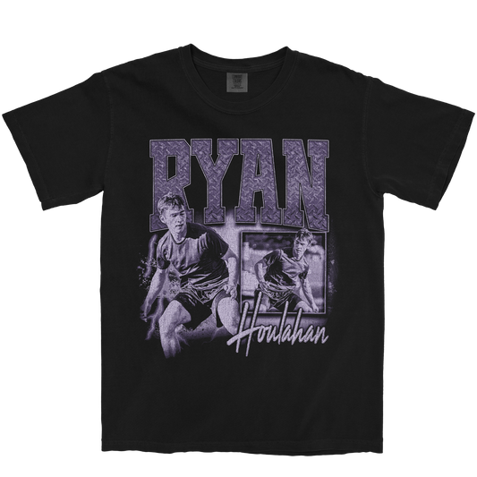 RYAN HOULAHAN GRAPHIC BLACK TEE